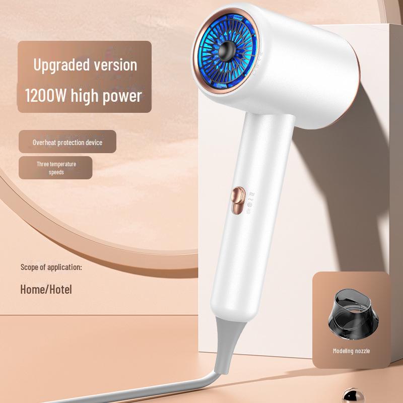 Фен высокой мощности с цифровым дисплеем, интеллектуальной регулировкой температуры и технологией Blue Light Ion