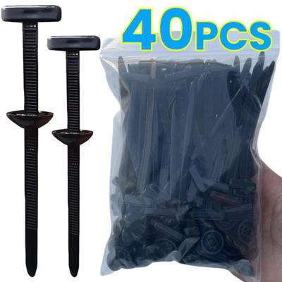 Universal Nylon Cable Tie Buckle Auto Fastener Screw Replacement Clip Car Fender Trunk Engine Guard Panel Wire Management Secure