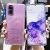 Защитный чехол с серебряной фольгой и блестками для Samsung A23, A03, Note20 и S22 Ultra