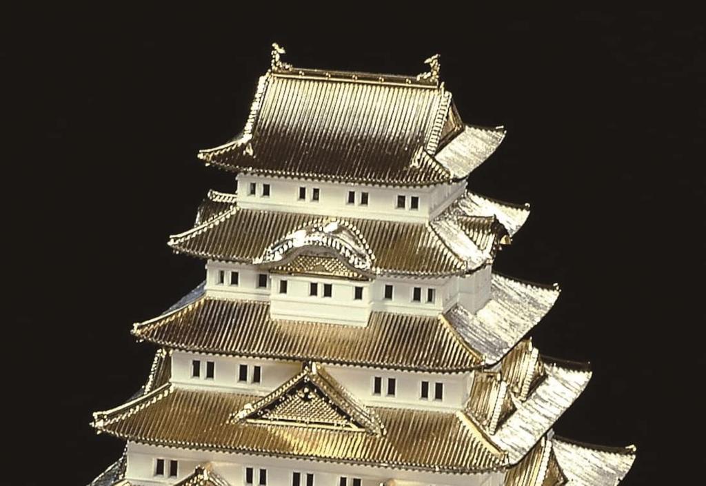 Знаменитый замок Doyusha Deluxe Gold Edo Castle Пластиковая модель 1/350 Япония DG-4