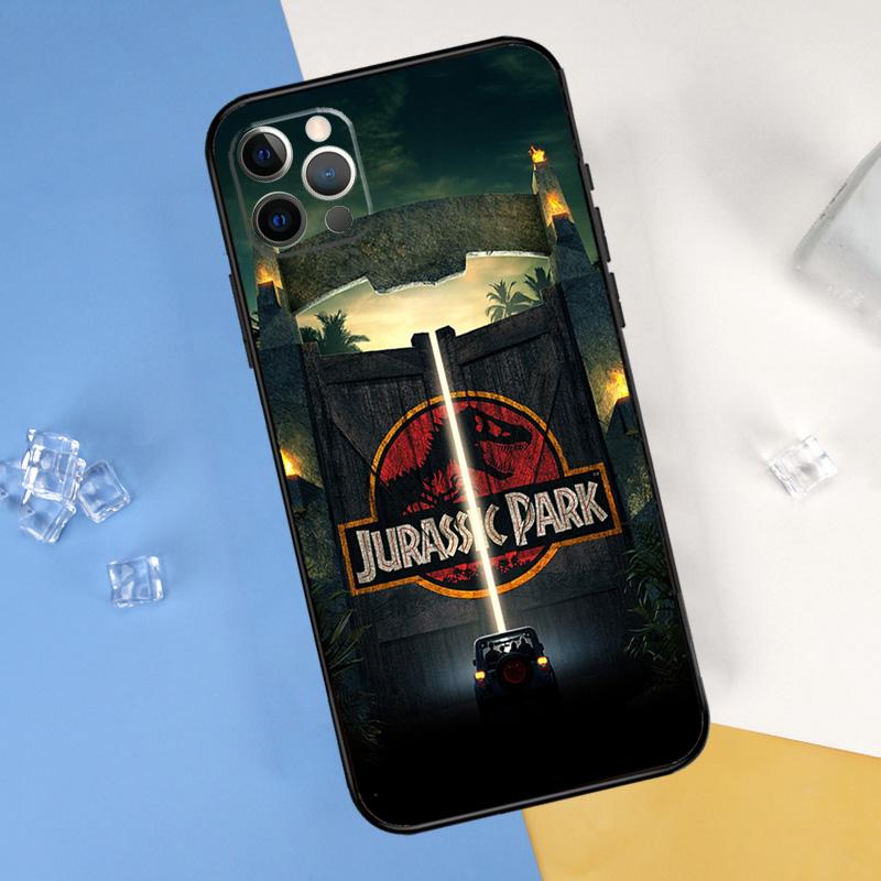 Dinosaur World Jurassic Park Case For iPhone 13 12 11 14 Pro Max Mini Cover For iPhone XR X XS Max 6 Plus Phone Case