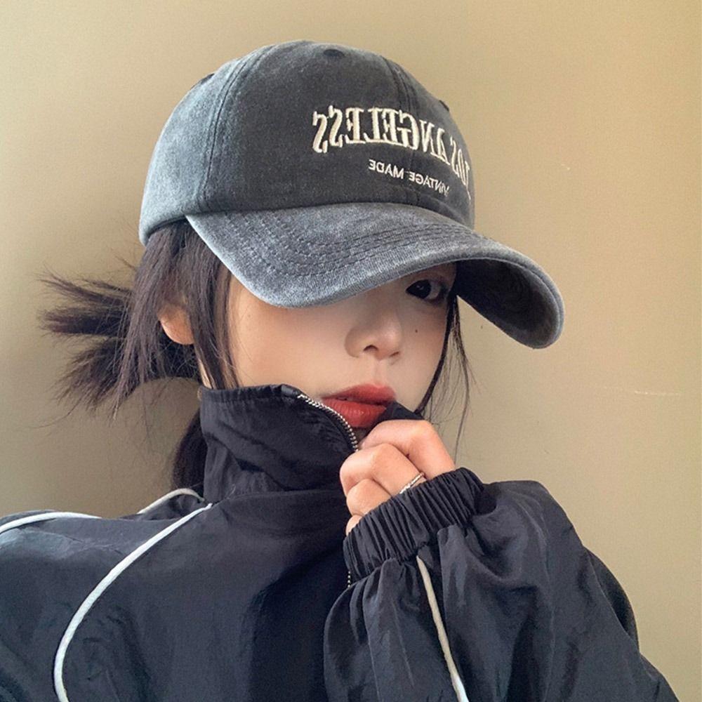 Soft Top Embroidery Baseball Cap Cotton Teenagers Baseball Cap  for Men and Women