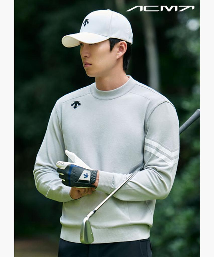 DESCENTE GOLF Acmt Men'S Mock Neck Sweater (Dq32Mfkp9B)
