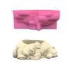 Sleeping Animal Shaped Planter Mold Flowerpots Molds Silicone Concrete Mould Hand-Making Supplies for Flowerpot Crafting