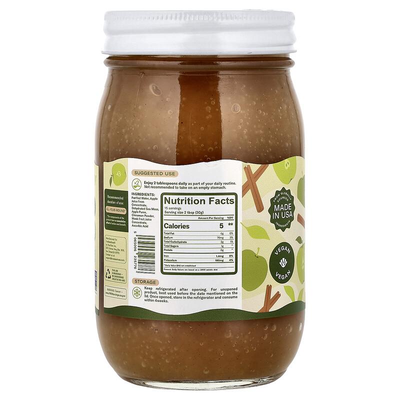 Sea Moss Gel Superfood, Apple and Cinnamon, 16 fl oz (473 ml)