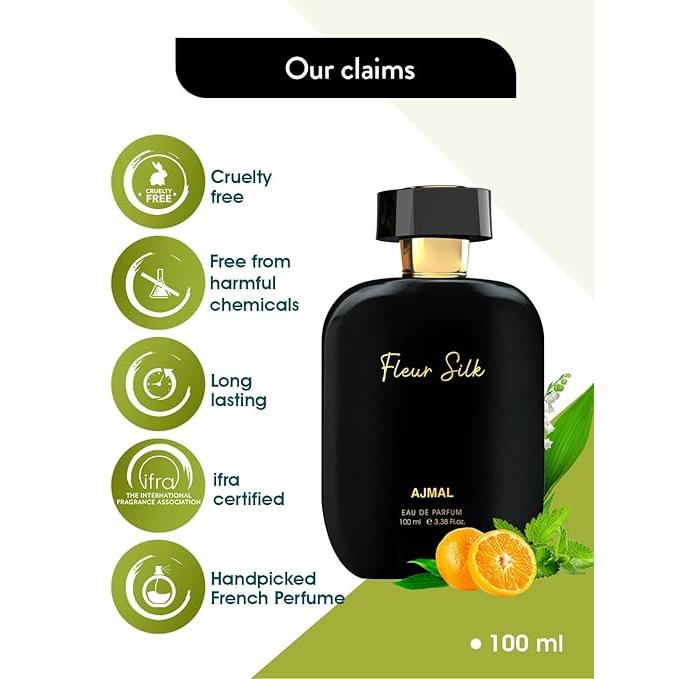 Ajmal ARTISAN - FLEUR SILK Стойкий аромат, тщательно подобранные роскошные духи для женщин 100 мл.
