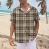 Рубашка для мужчин, мужские винтажные рубашки для боулинга на пуговицах, летняя пляжная рубашка с коротким рукавом