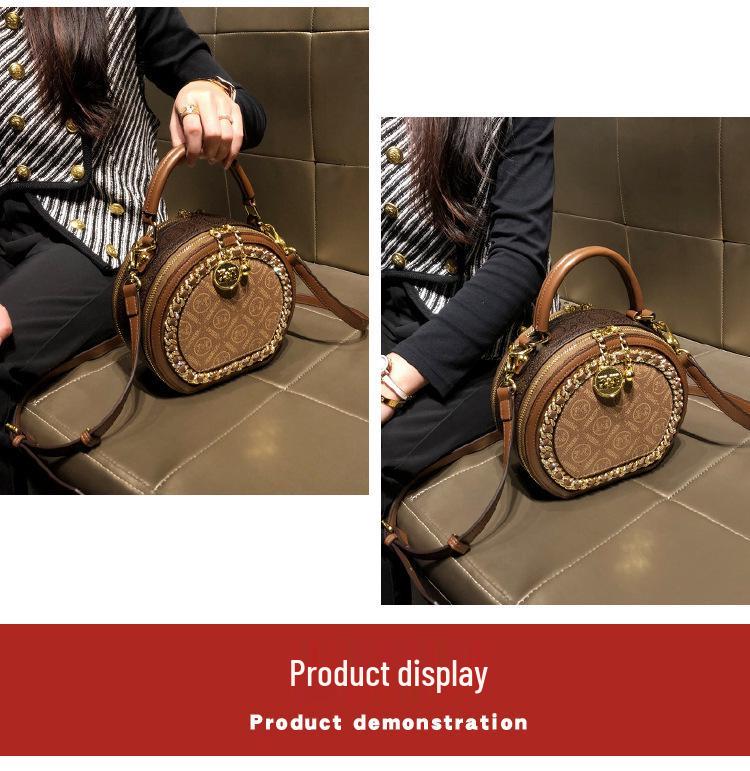 2025 Новая женская маленькая круглая сумка кроссбоди мини-сумочка