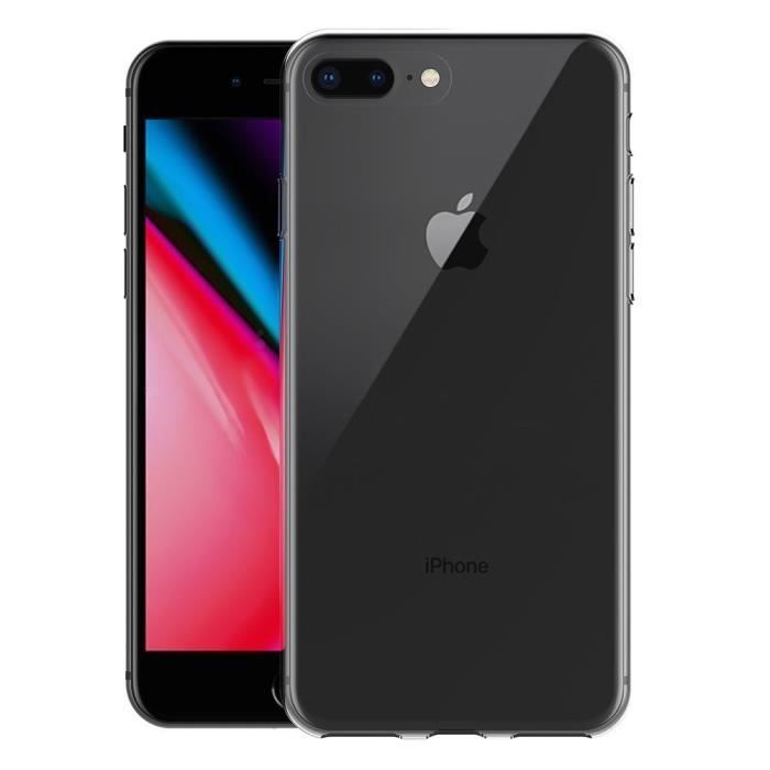 Прозрачный гелевый чехол из ТПУ - Phonillico - iPhone 8 PLUS - Ультратонкий - Гибкий - Оптимальная защита