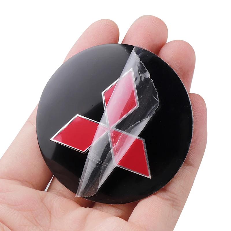 vdpc7 56mm 60mm Wheel Hub Protective Cap Shell Stickers Car Exterior Accessories for Mitsubishi Lancer 9 Eclipse Cross Delica Pajero O