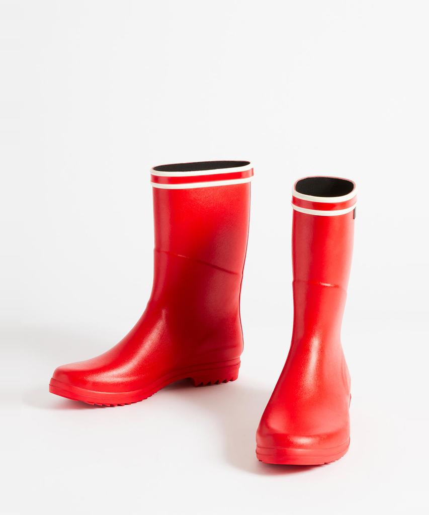 Aigle Chante Boot Striped Rubber Boots Nb762Rou