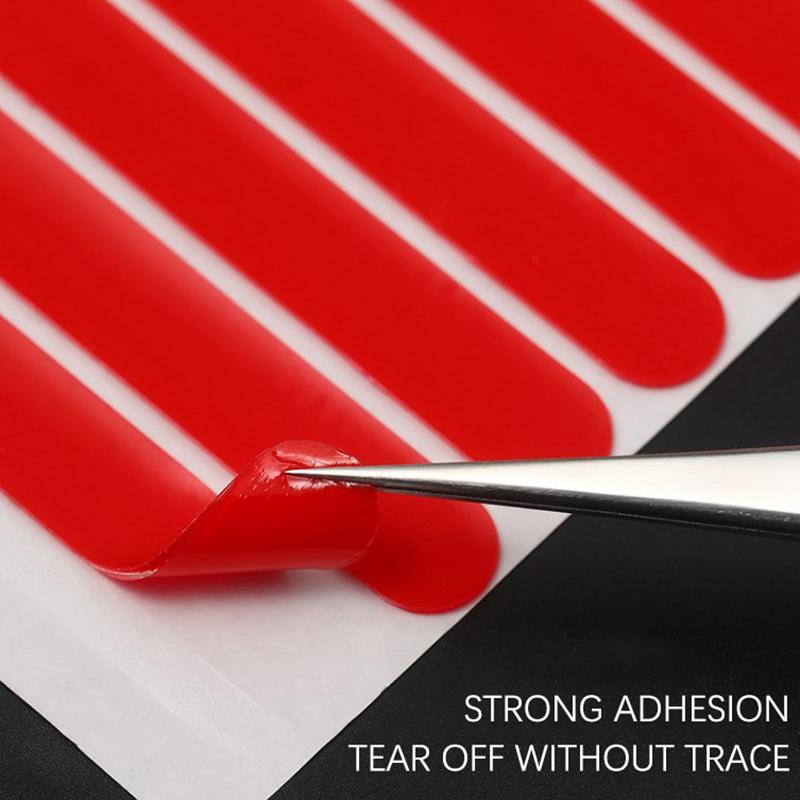 30 шт. прозрачная клейкая лента для ногтей, подставка для накладных ногтей, клейкие наклейки, двусторонняя наклейка, инструменты для маникюра, практика показа