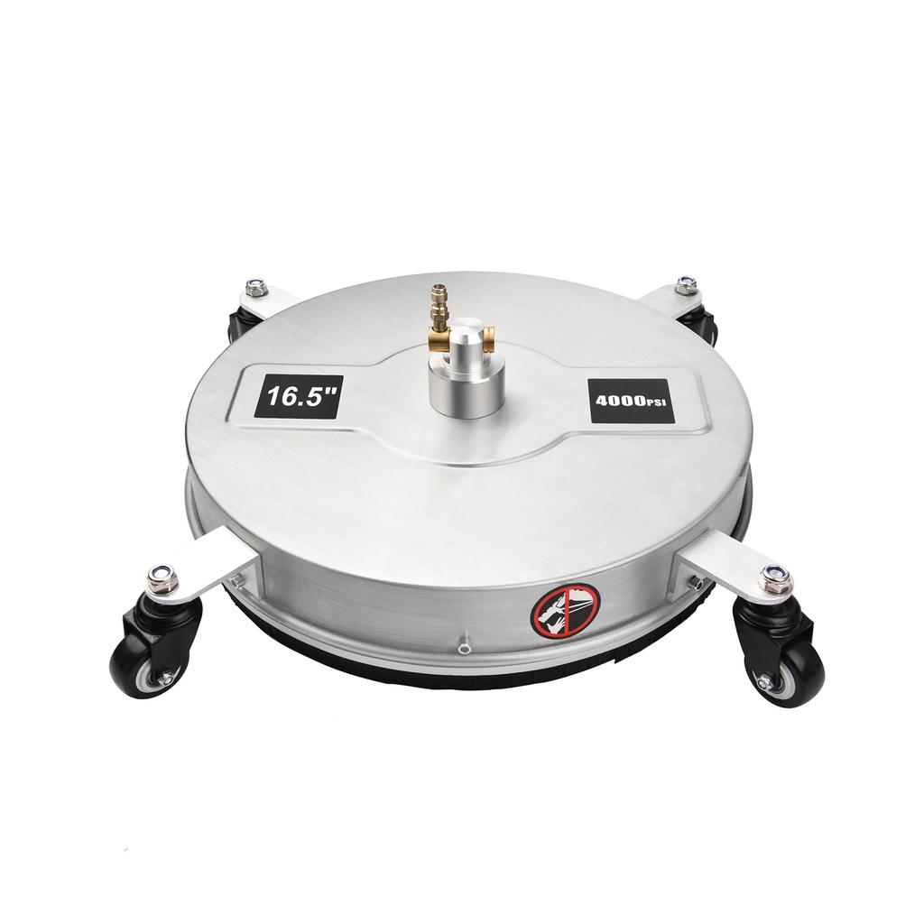 38cm/ 15inch Pressure Washer Surface Cleaner Stainless Steel Housing Power Washer Accessory with