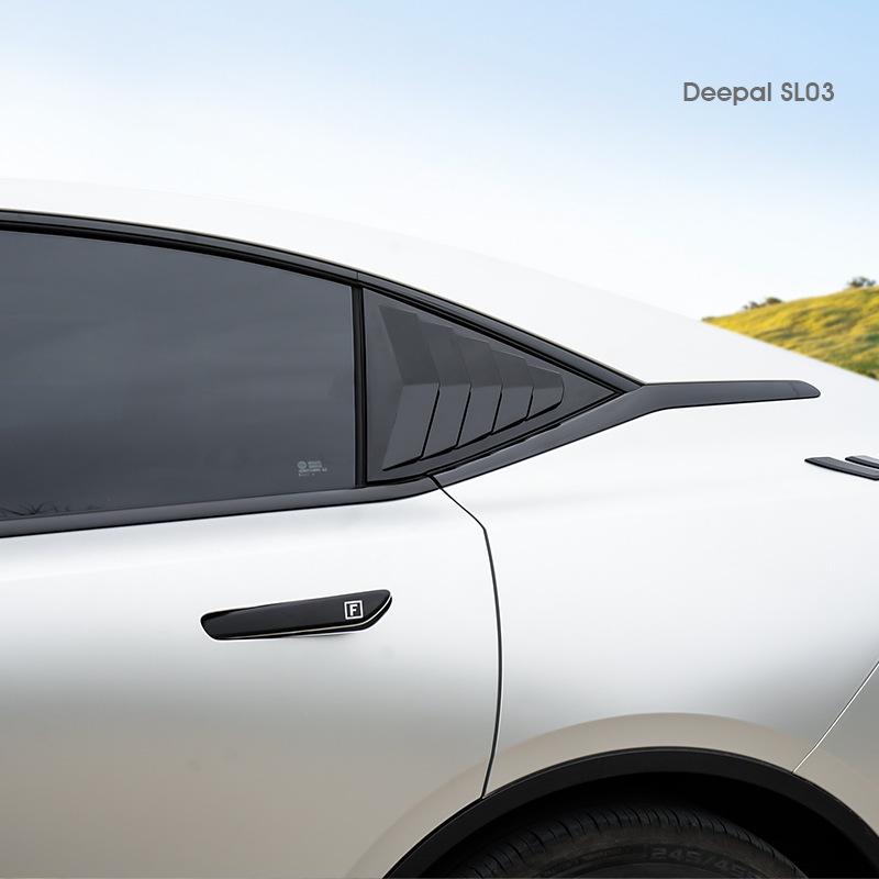 Deep Blue SL03 Rear Window Triangular Louver Decoration - Exterior Accessories for Cars