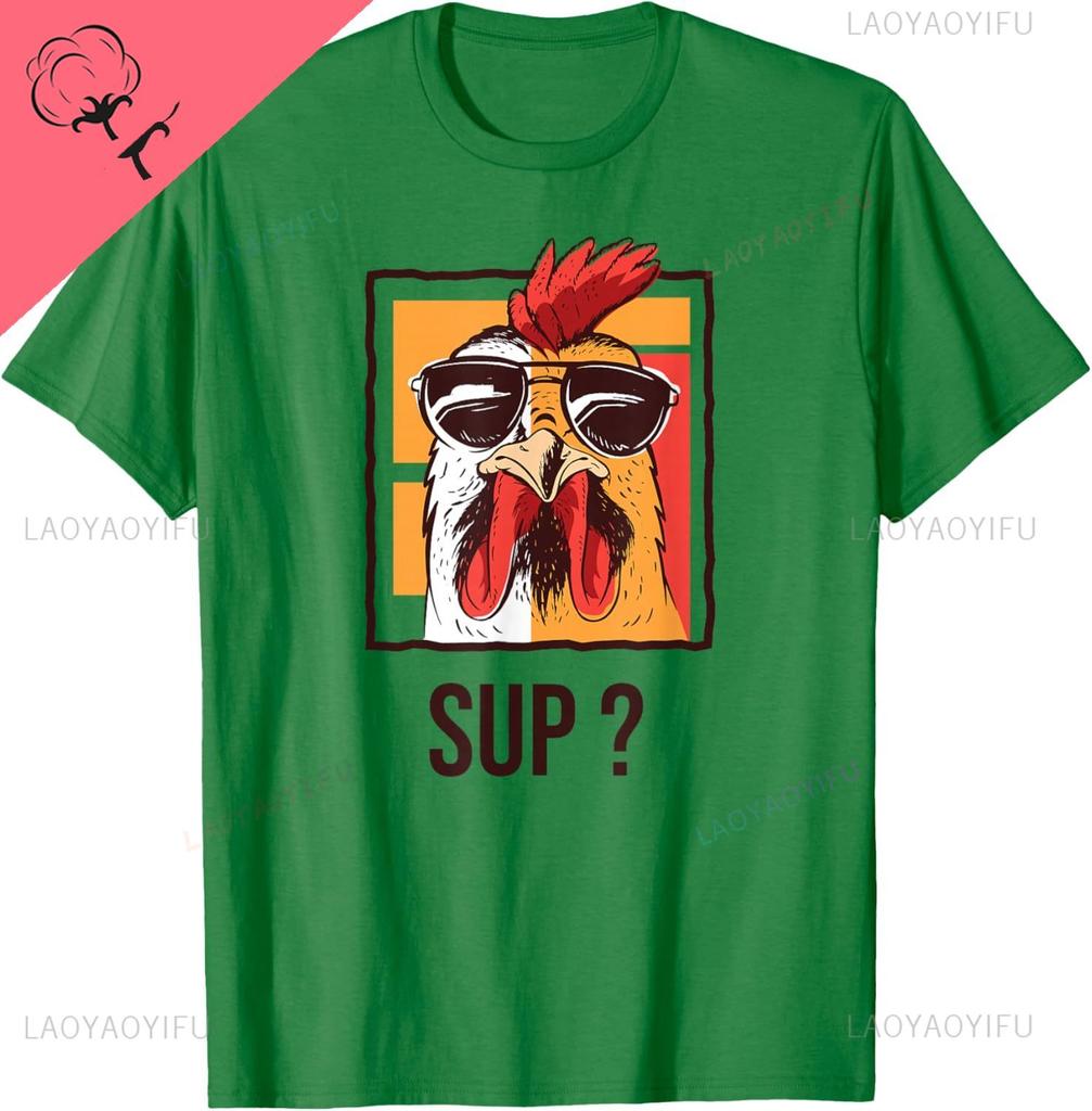 Cute Chicken Lover Gardening Farmer Henhouse Coop Chicken TShirt Couple Cotton Printed Graphic Tee Funny Shirt