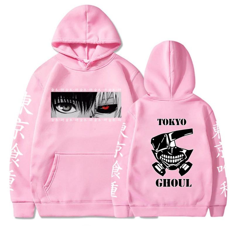 Японская Анимация Кен Канеки Худи Мужская Мода Толстовки с Длинным Рукавом Женская Повседневная Уличная Одежда Харадзюку Судадерас