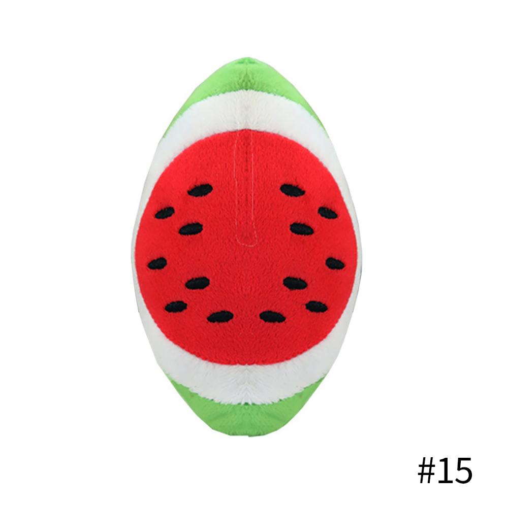 Мягкая пищащая игрушка, игрушки для собак, устойчивая к укусам, чистая игрушка для жевания собак, мяч для дрессировки щенков, фрукты, мультфильмы, животные, товары для домашних животных