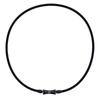 Colantotte Unisex Platinum TAO Necklace RAFFI Black X Black M (43cm)