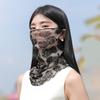 Printed Summer Neck Scarf Breathable Sun Protection Scarf Outdoor Sport Neck Tube Face Mask Multipurpose Scarf for Cycling Daily Use