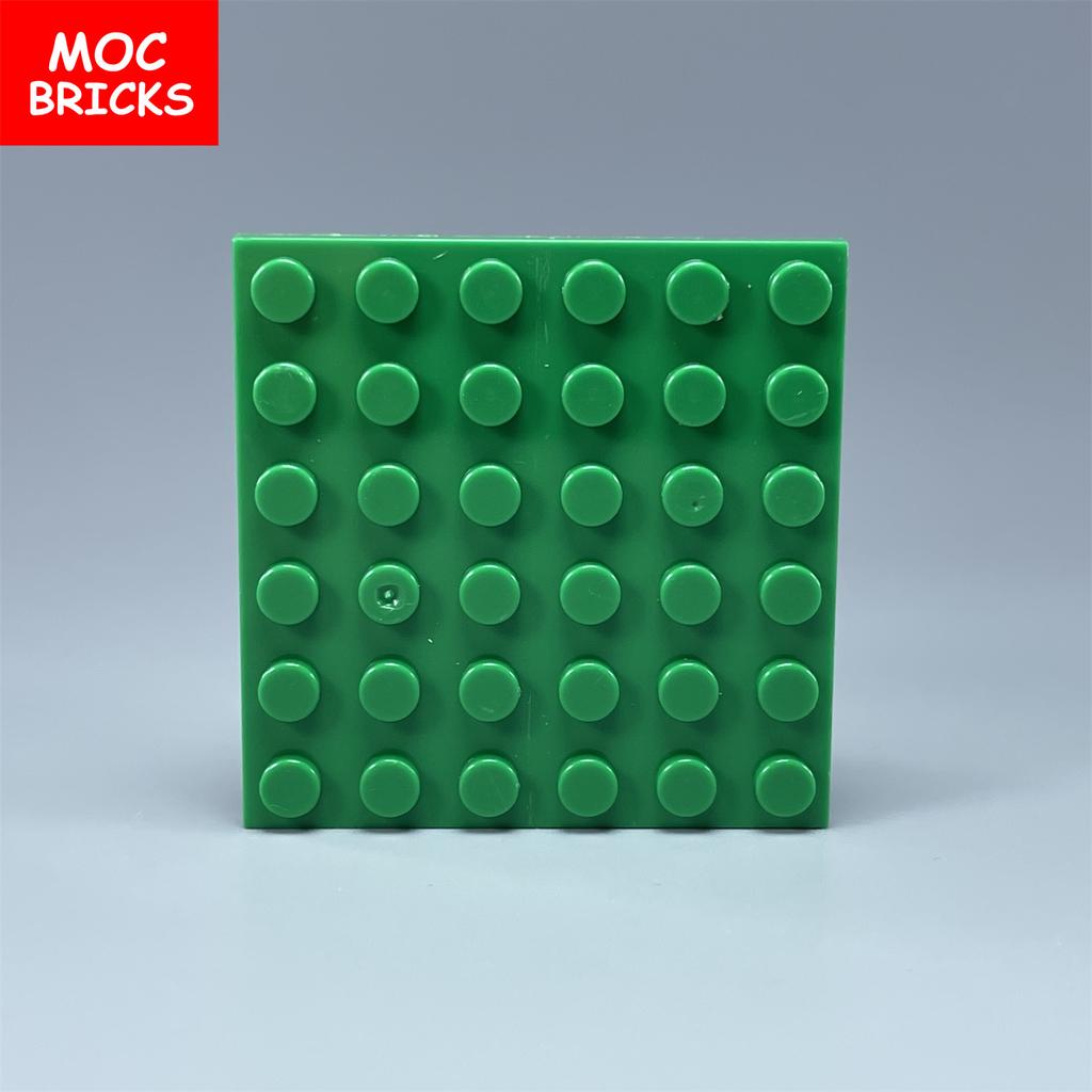 Нетоксичный 8 шт./лот Moc Многоцветная Базовая Пластина 6x6 Совместимая с 3958 Образовательные Строительные Блоки Собранные Игрушки Для Детей Рождественские Подарки