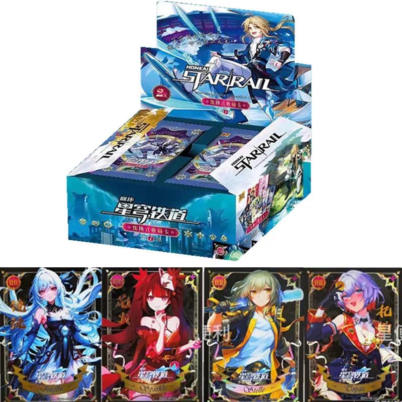 Honkai Star Rail Card Anime Game Genshin Impact Honkai Star Railway Card Rare Collectible Cards Collapse Kids Toy Halloween Gift