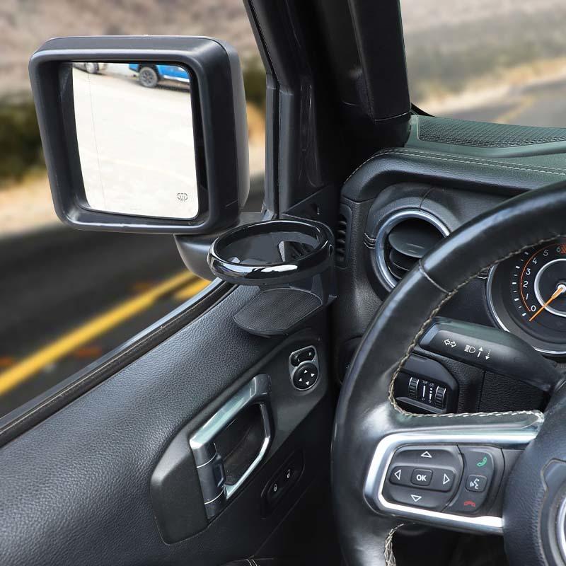 Front Door Water Cup Bracket Holder Rack Support Stand For Jeep Wrangler JL For JT Gladiator 2018 Up Car Interior Acessories