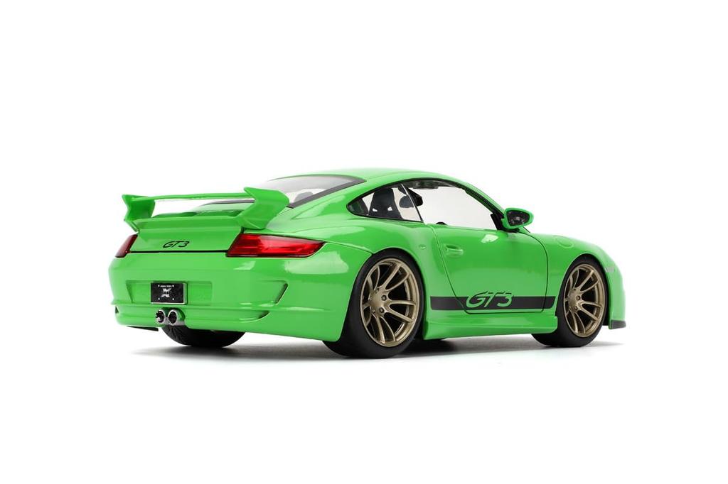 Jada Toys Серия Форсаж Масштаб 1/24 Форсаж 10 Porsche 911 GT3 (997) зеленый (Диого) Готовая модель JADA34919