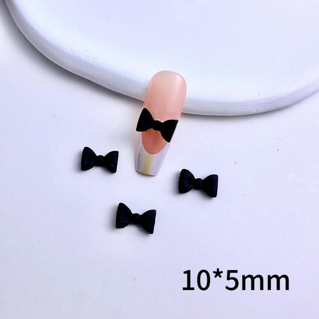 New Resin 3D Bow Tie Nail Art Accessories Cute Mini Handmade DIY Materials for Girls