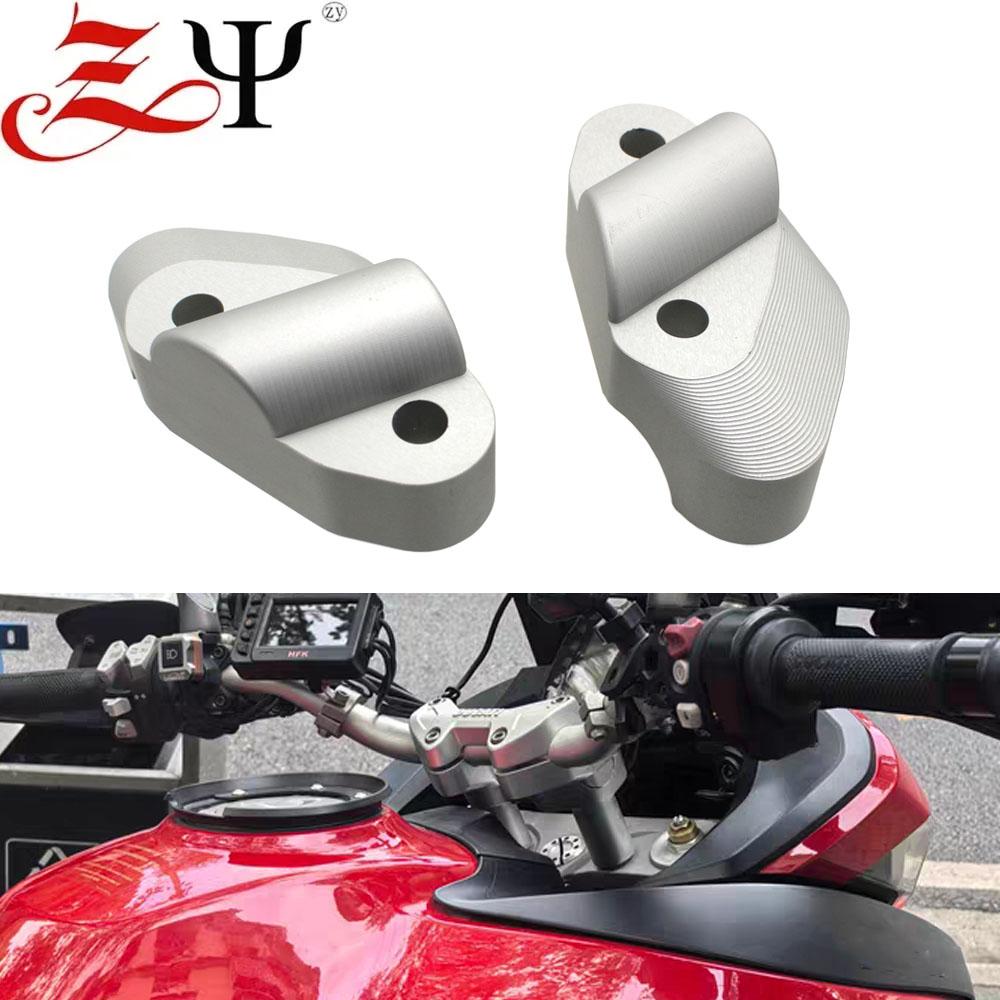 For Ducati Multistrada950 Multistrada 950 1200 S 2017- Motorcycle Handlebar Heightening Riser Bar Clamp Mount MTS950 MTS1200
