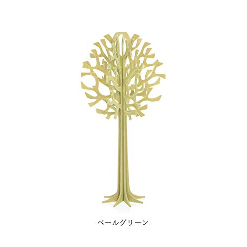 Lovi Ornament Card Tree, 16.5cm, NT, Natural Birch, Assembled, Made In Finland