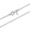 Real 925 Sterling Silver Italian Snake Chain Necklace for Women 22 Inches