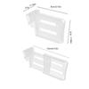 4pcs Storage Refrigerator Partition Board Retractable Fridge Divider Flexible   Shelf Organizer