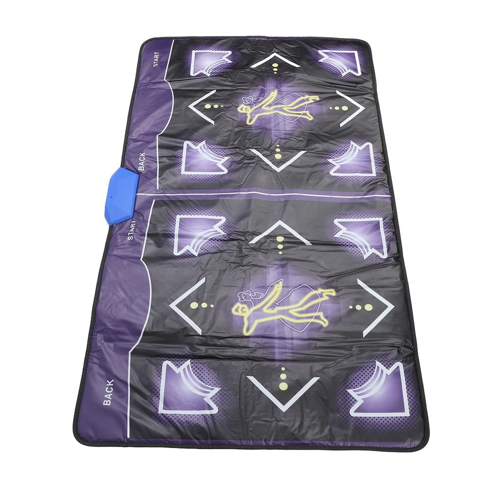 Двойной танцевальный коврик с HD-мультимедийным интерфейсом, улучшающий координацию, электронный танцевальный коврик для взрослых и