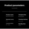 Bluetooth-наушники с ослепительной светодиодной подсветкой, бинауральные внутриканальные сенсорные музыкальные стереонаушники