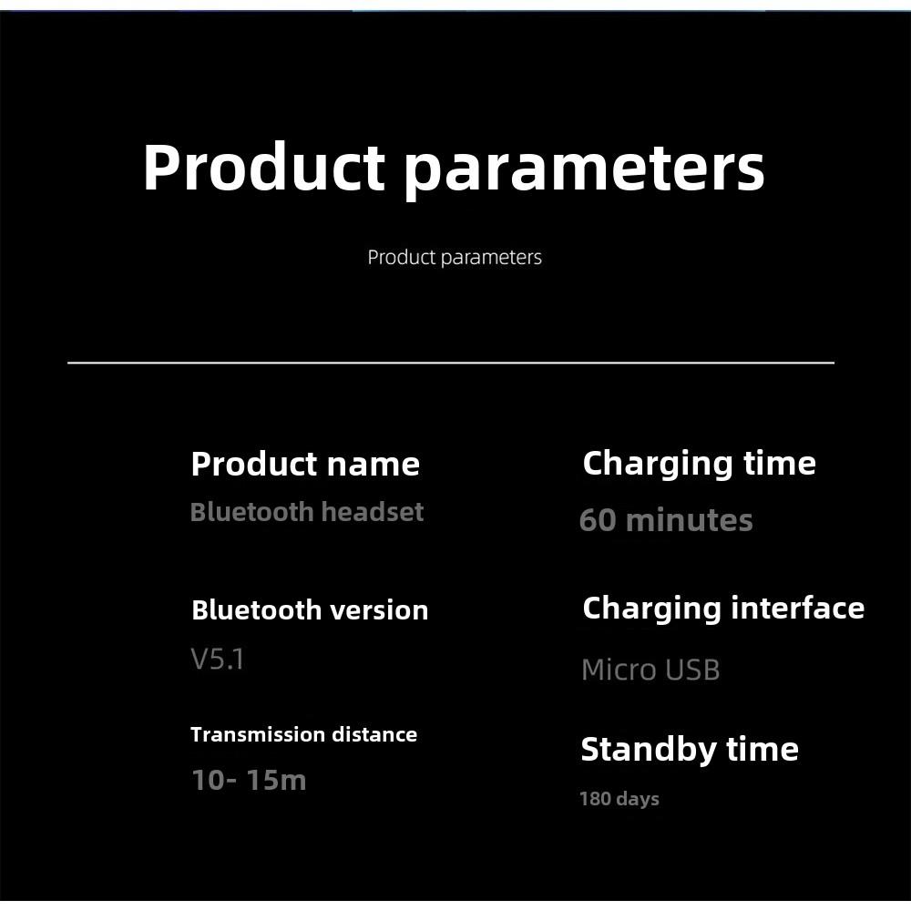 Bluetooth-наушники с ослепительной светодиодной подсветкой, бинауральные внутриканальные сенсорные музыкальные стереонаушники