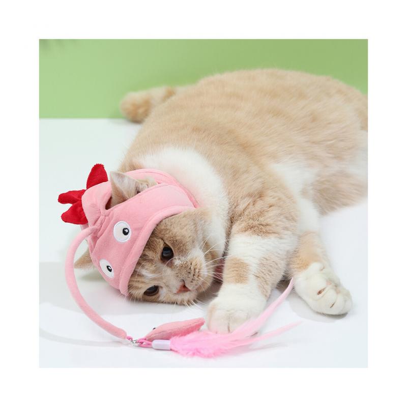 Creative Pet Growth Environment, Interactive Cat Hat For Summer Comfort And Natural Instinct Encouragement
