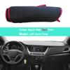 For Hyundai Accent HC / Solaris 2 2017 2018    LHD RHD Car Auto Dashboard Cover Carpet Cape Dashmat Protector Pad