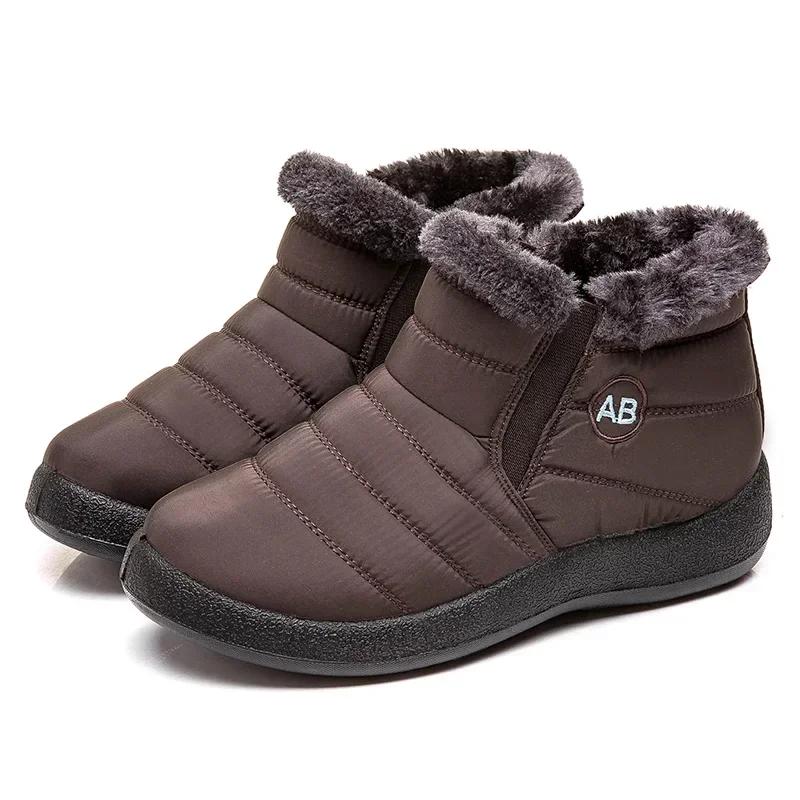 Waterproof Women Boots Winter Snow Boots for Women Winter Shoes Daily Casual Lightweight Cotton Shoes Ankle Botas Mujer 2024