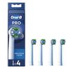 Brown Oral B Replacement Brush Basic Professional Pro Electric Toothbrush Replacement Frustration Free Package Oral-B EB20RX-4