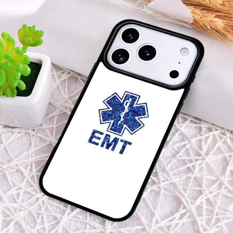 EMT Fireman Fire Rescue Phone Case for iPhone 17 Air 16 15 11 12 14 13 Pro Max Shockproof Cover