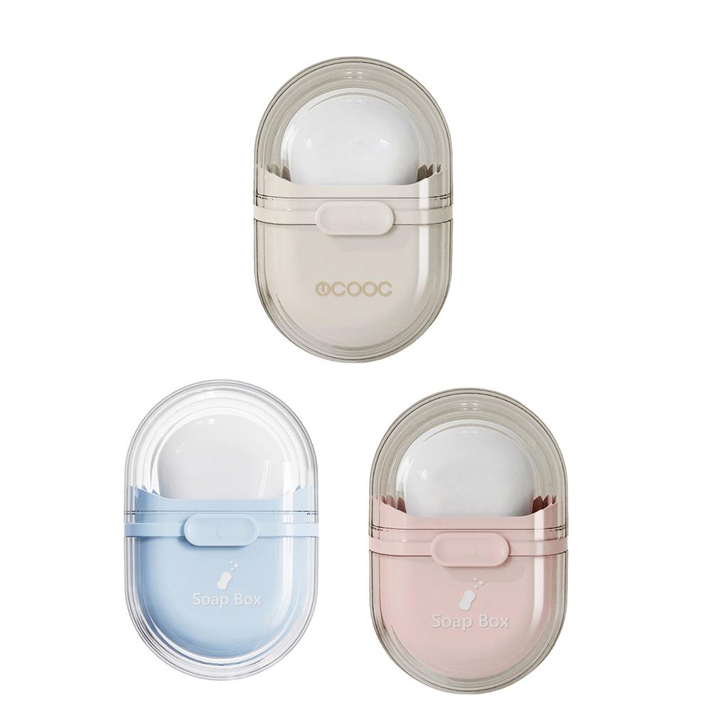 Герметичная дорожная мыльница, водонепроницаемая пластиковая мыльница, мыльница для твердого мыла, мыльница для ванной комнаты