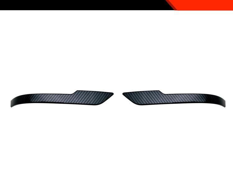 Наклейки на зеркало заднего вида Toyota Aqua 25: противоударная накладка и яркая полоса