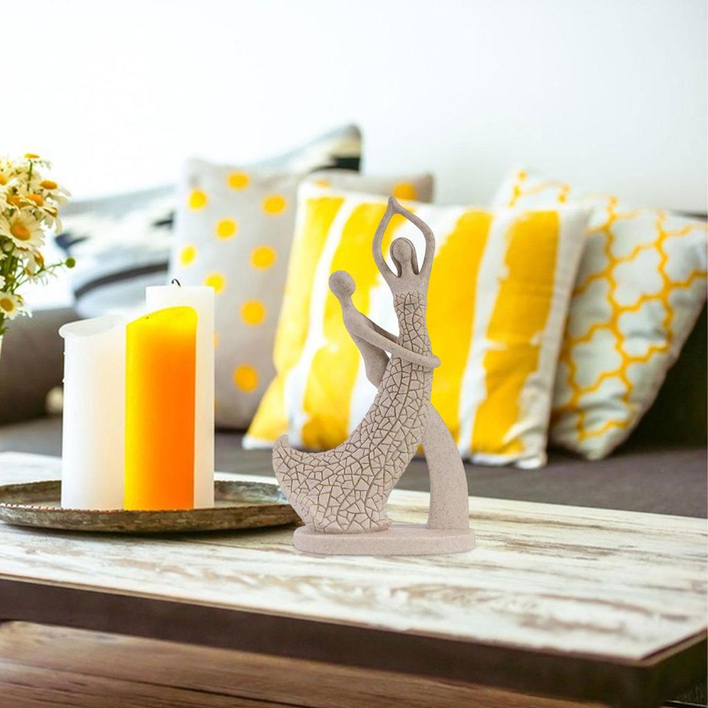 Абстрактная статуя пары, фигурка из смолы, минималистские художественные поделки, обнимающиеся для