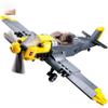 289Pcs WW2 Military Germany Army Air Forces BF-109 Fighter Plane Model Building Blocks Sets Kit DIY Creator Bricks Kids Toys