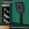 High Pressure Square Shower Head 3 Spray Settings Handheld Bathroom Shower Sprayer Water Saving Rain Spray
