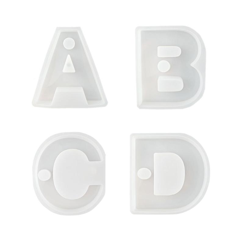 Силиконовая форма для DIY в форме английской буквы, 3D формы для ручной работы, подсвечник, форма для гипса, смолы, поделки, декоративный подсвечник