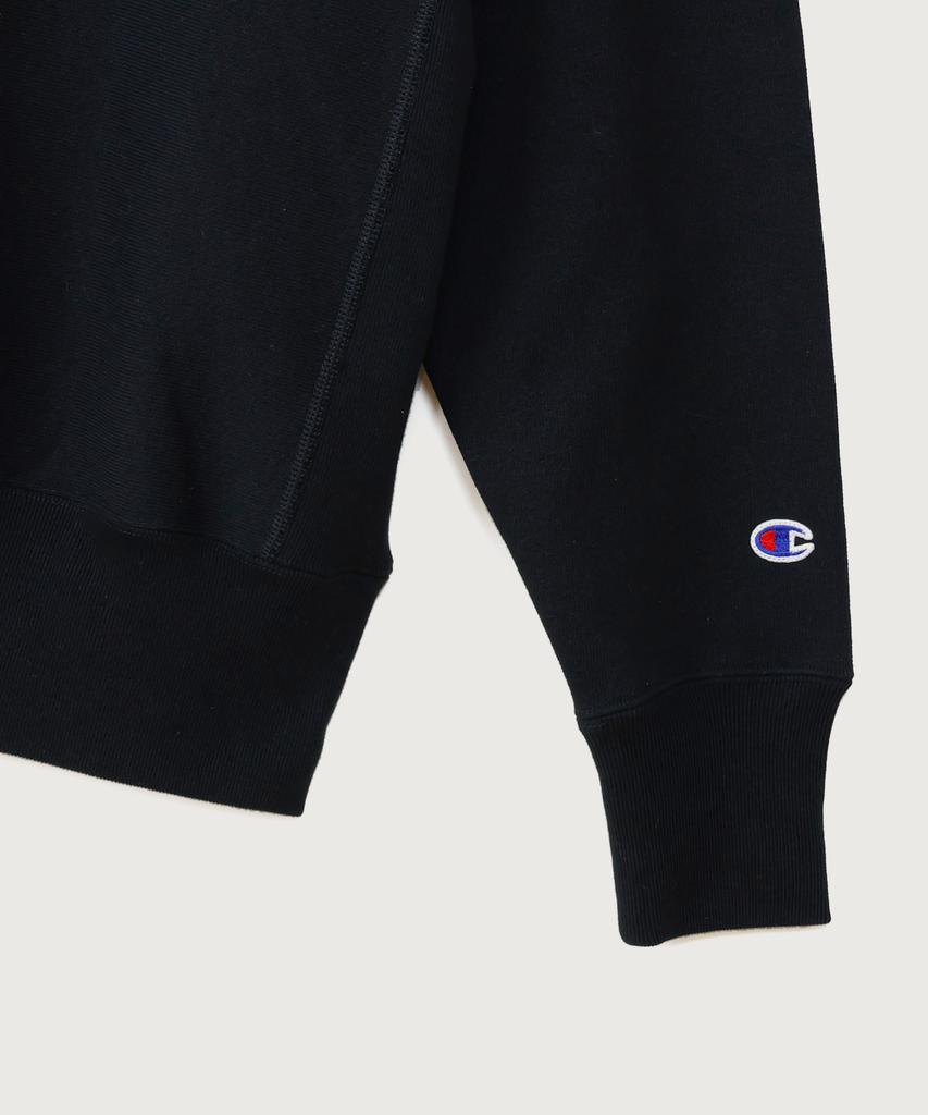 CHAMPION Reverse Weave Blu-Tack Regular Fit Brushed College Sweatshirt Black