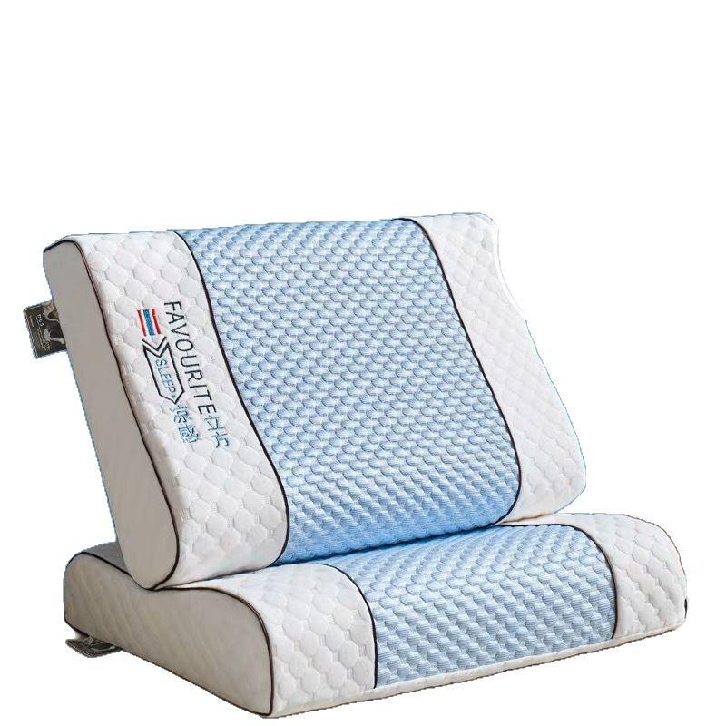 Подушка для массажа шеи из натурального латекса - Дышащая, охлаждающая и поддерживающая для взрослых и студентов