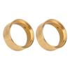 2 PCS RC Brass Internal Beadlock Clamp Ring for FMS FCX24 1/18 1/24 RC Car Replacement Wheel Hub