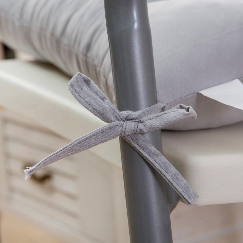 Мягкая подушка для квадратного стула, более толстая подушка для сиденья для обеденного патио, домашнего офиса, внутреннего сада, дивана, подушка для ягодиц с ремешком